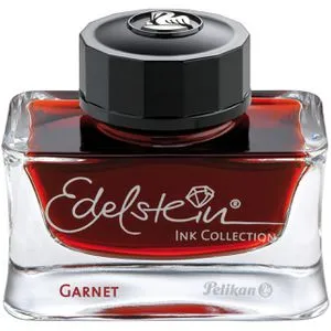 Pelikan Tintenfass 339747 Edelstein Ink Garnet, Collection, dunkelrot, 50 ml
