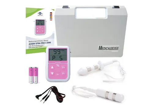 axion Beckenbodentrainer Komplettset - inkl. EMS-Gerät, effektives Training zur Stärkung der Beckenbodenmuskulatur und Unterstützung bei Inkontinenz