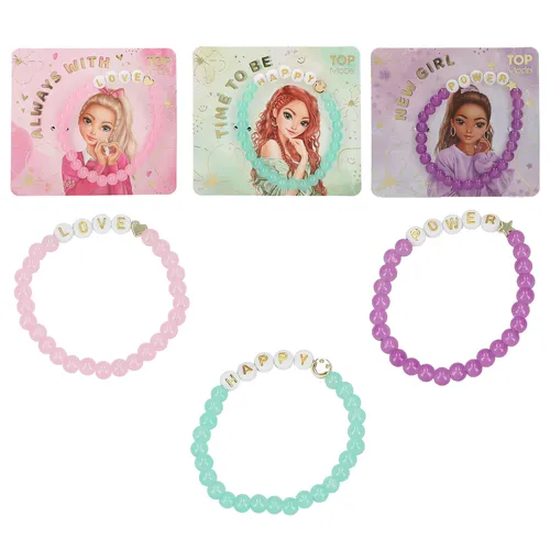 TOPModel Armband Kinder mit Botschaft 1 Stück Farbe nicht wählbar