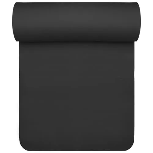 Yogistar Pilatesmatte Basic - rutschfest und schadstofffrei - Schwarz