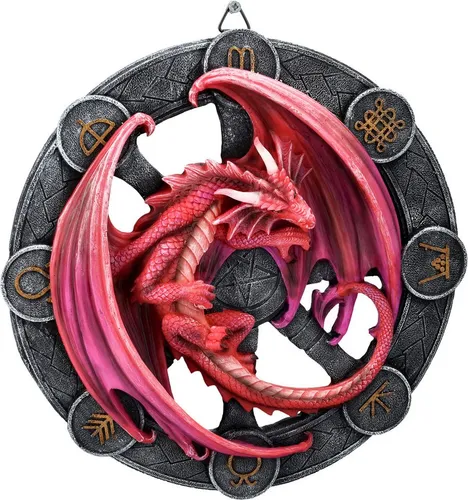 Figuren Shop GmbH Wandrelief Drache Lammas by Anne Stokes - Fantasy Deko - Faszinierendes Wandrelief von Anne Stokes, ideal für Fantasy-Liebhaber. Entdecken Sie unsere große Auswahl an einzigartigen Deko-Artikeln für Ihr Zuhause.