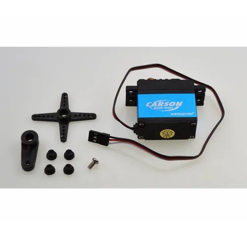 Carson 500502048 - Servo CS-17 Waterproof JR-Stecker - Servos & Servo-Zubehör, wasserdicht für zuverlässigen Einsatz in feuchten Bedingungen
