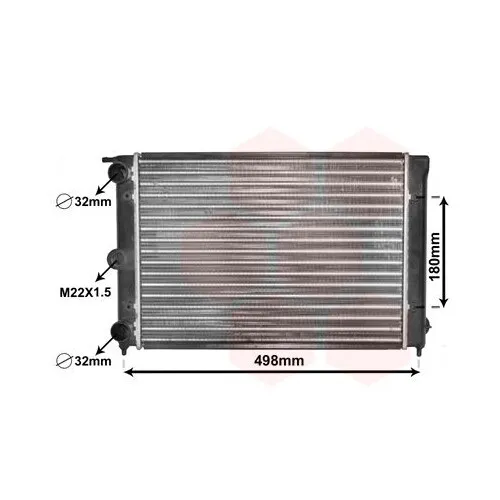 Produktbild Van Wezel Kühler 58002039