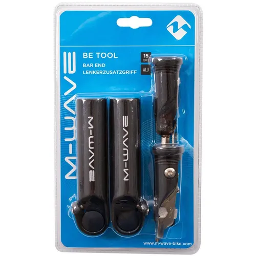 M-Wave Alu Lenker Hörnchen Bar Ends mit Werkzeug Multi tool integriert