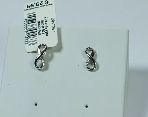 s.Oliver Damen Ohrstecker Infinity in silber von s.Oliver