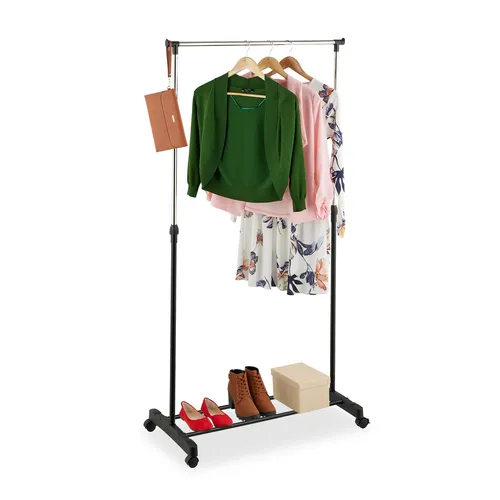 Relaxdays Kleiderständer Schwarz von Relaxdays