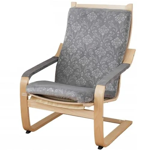 Domidekor Schwingsessel Bezug Grau