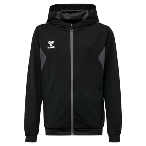 hummel hmlAUTHENTIC PL Zip Hoodie Kids - Funktionsjacke für Kinder, leicht und atmungsaktiv, ideal für aktive Freizeit und Sport.