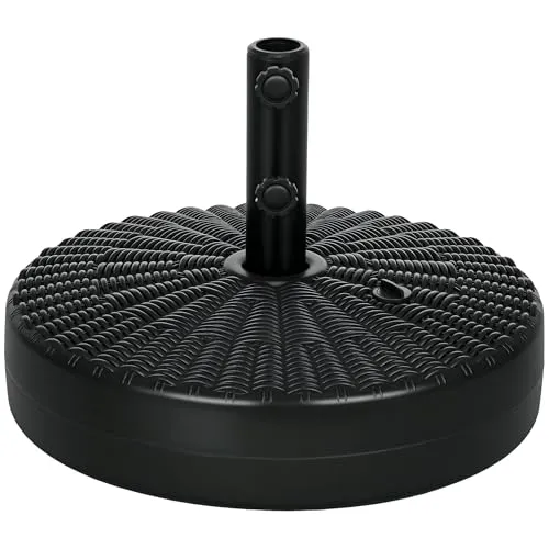 Outsunny Sonnenschirmständer in schwarz von Outsunny