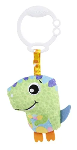 Playgro KW-Anhänger Dino - Kinderwagenanhänger - Kinderspielzeug - Anhänger - Kinderwagen - Kinderwagenkette - farbig