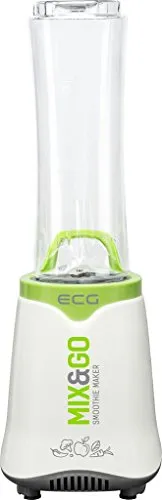 ECG SM 3510 Mix&Go Smoothie Mixer - Standmixer für frische Cocktails und Smoothies, kompakt und ideal für kleine Küchen, mit 600 ml Tritan-Behälter für unterwegs.