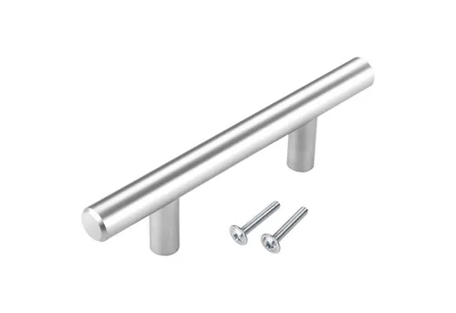 SO-TECH® Möbelgriff Stangengriff G12 Chrom matt Ø 12 mm BA 64 - 480 mm, Griff Schrankgriff Schubladengriff - incl. Schrauben