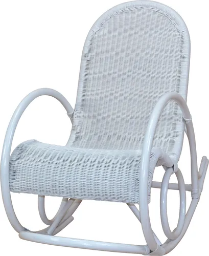 möbel direkt online Schaukelstuhl aus Rattan