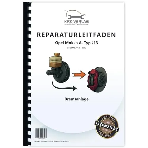 Opel Mokka Typ J13 2012-2019 Werkstatthandbuch
