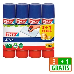 + 1 GRATIS: tesa ecoLogo Klebestifte 20,0 g, 3 St. + GRATIS 1 St. 3