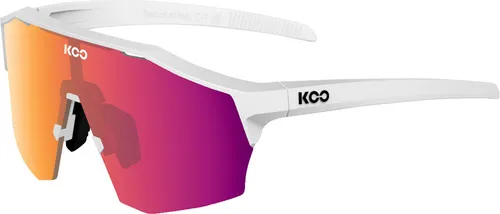 KOO ALIBI Sonnenbrille, Farbe:White Matt / Fuchsia Photochromic