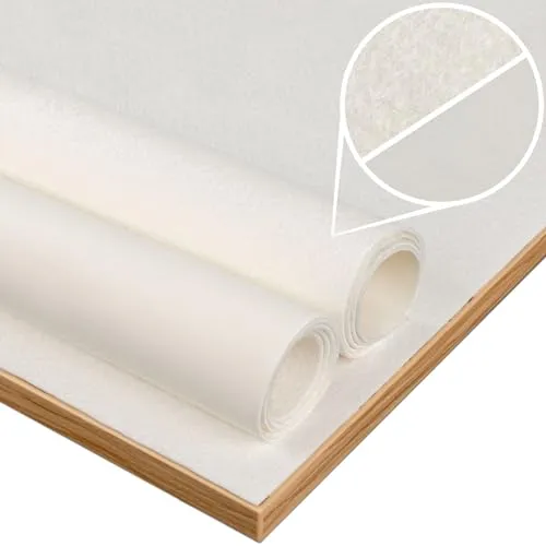 ANRO Tischschoner Tischdeckenunterlage Tischpolster Unterlage Tischdecke Meterware Schutzunterlage Tischschutz Molton Größe Wälbar Glatt 1,5mm mit Vlies 180 x 140 cm