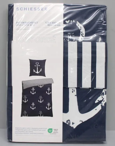 Schiesser Bettwäsche Blau von Schiesser
