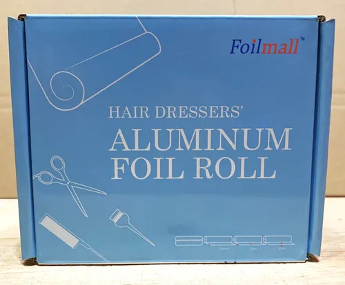 Produktbild Strähnenfolie Aluminium Foil Roll Alufolie Friseur 50m/22my/12cm Foilmall