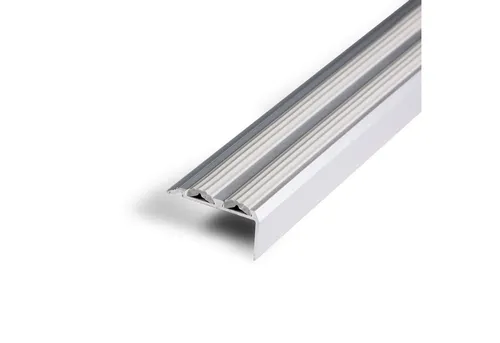 Floordirekt Treppenkantenprofil Power Gril Doppelgummieinlagen, 3 Farben & 3 Größen, Treppenprofil, Kleben