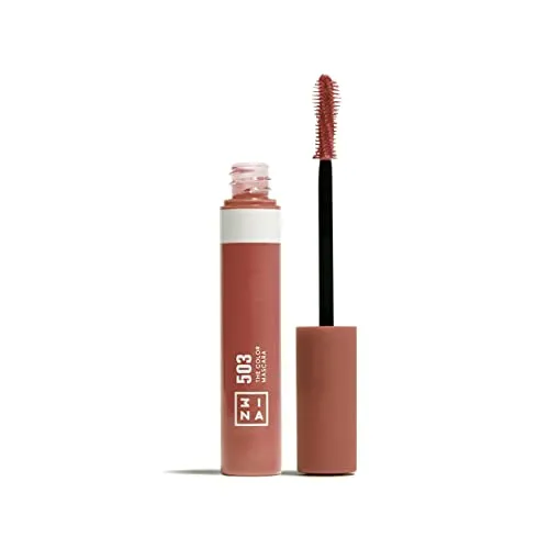 3INA MAKEUP - The Color Mascara 503 - Nude Wimperntusche mit Keratin - Umfang und Definition - Bunte Wimperntusche für Empfindliche Augen und Langanhaltende - Hochpigmentiert - Vegan - Cruelty Free