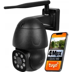 Wifi 4Mpx Ip66 Autotracking, Nachtbeleuchtung, App - Schwarz