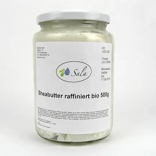 Sala Sheabutter raffiniert Botyrospermum Parkii BIO (500 g Glas)