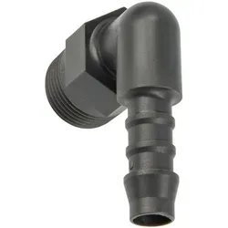 Winkel-schlauchtülle Mit Ag - Ø 8 Mm X 3/8 Zoll - Nylon Grau - Tecuro