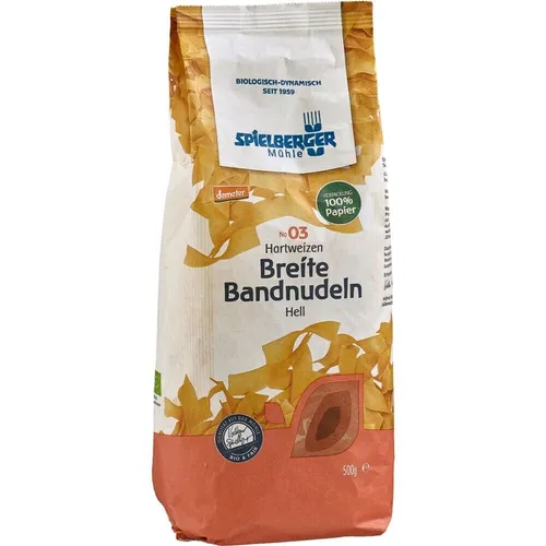 Bandnudeln breit 18mm 500g | SPIELBERGER MÜHLE