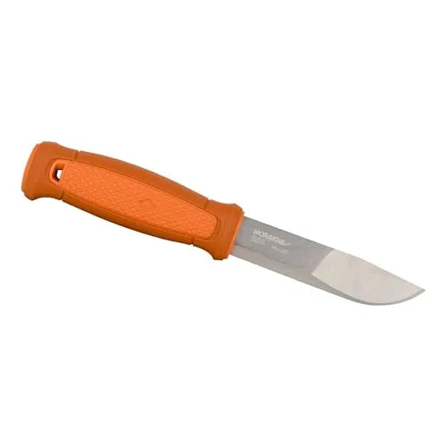 Morakniv Kansbol Gürtelmesser in Burnt orange aus rostfreiem 12C27 Stahl mit Multi-Mount-Kit