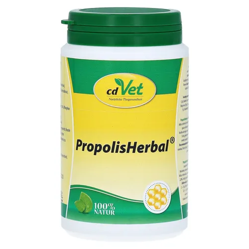 Propolis Herbal Pulver vet. 190 g - Tiergesundheit - Hochwertiges Propolis Pulver zur Unterstützung des Immunsystems bei Tieren, ideal für eine natürliche Gesundheitsförderung.