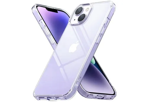 CoolGadget Handyhülle Transparent Ultra Slim Case für Apple iPhone 15 6,1 Zoll, Silikon Hülle Dünne Schutzhülle für iPhone 15 Hülle