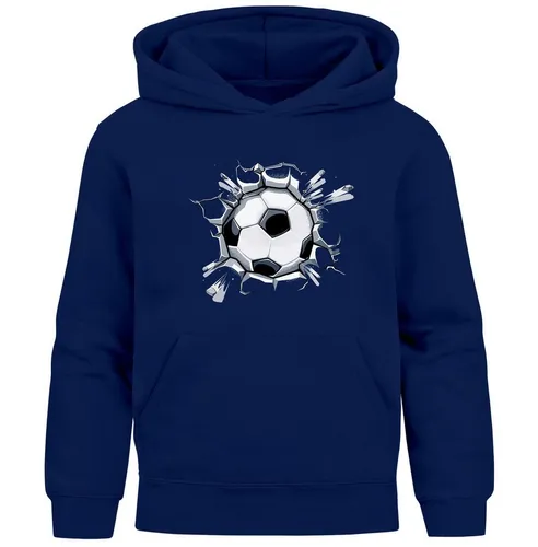 MoonWorks Hoodie Kinder Hoodie Jungen Fußball Sport Kapuzenpulli Geschenke Junge