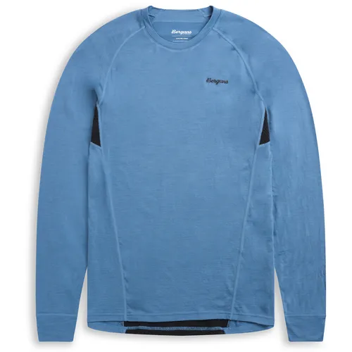 Bergans Herren Inner:Pure Merino Longsleeve (Größe L, blau) von Bergans