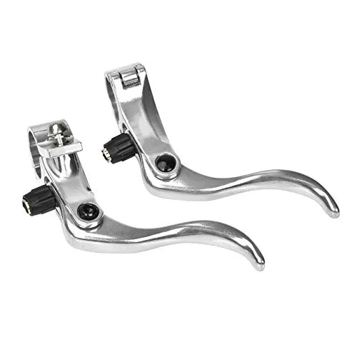 Tbest bremshebel 22mm,Bremshebel 22Mm,Fahrrad Bremshebel Links/Rechts Handbremshebel,1 Paar Aluminiumlegierung Bmx Straße Mountainbike Scheibenbremse Bar Griff Ebene Schwarz