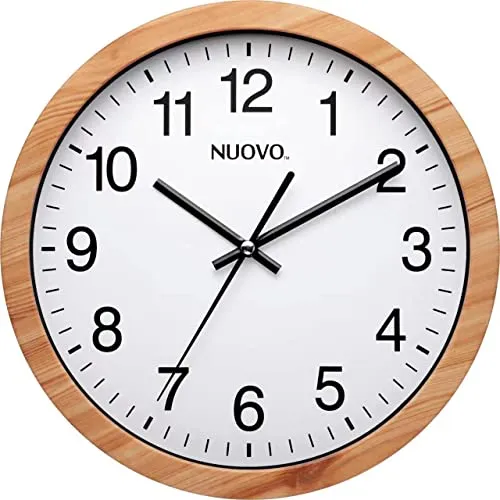 Produktbild NUOVO 10 Zoll leise Wanduhr
