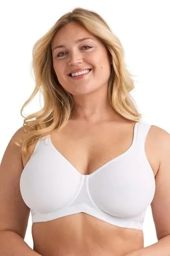 Miss Mary of Sweden - Leichter Nahtloser BH mit Bügel und Spitze in Weiß 80E - Nahtloser BH für perfekten Halt und hohen Tragekomfort. Atmungsaktives Material sorgt für ein angenehmes Gefühl. Mit luxuriöser Spitze und weichen Trägern – ideal für stilvolle Dessous-Liebhaber.