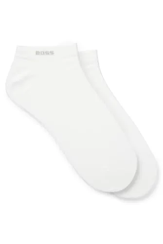 BOSS Herren 2p Uni Cc Sneakersocken, -100 white, 43-46 EU von BOSS