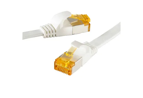SEBSON LAN Kabel 10m CAT 7 flach, Netzwerkkabel 10 Gbit/s von SEBSON