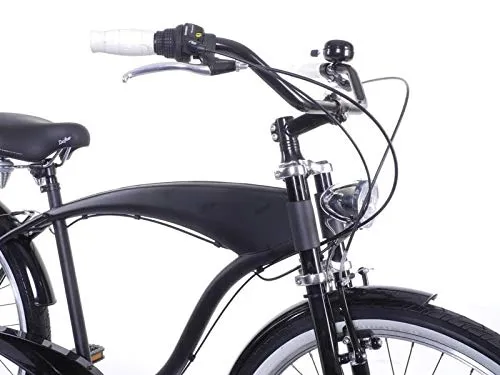 Fahrrad Lenker XXL breiter City Beach Cruiser Bügel 25,4 mm schwarz Handlebar B-Ware