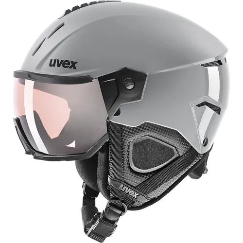 uvex Instinct Visor pro v Skihelm, Rhino, 59-61 cm