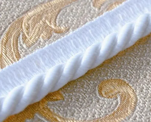 ab 5m Dekokordel Ø 7mm Farbe Weiß Satinschnur Flechtschnur Möbelordel Schnur f. Kissen DIY (DE)