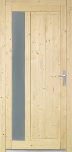 Panto Nebeneingangstür Holz 510 98 x 198 cm DIN rechts von Panto