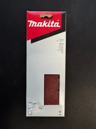 Makita Zubehör P-31893 Schleifpapier Klett 93x184 K80