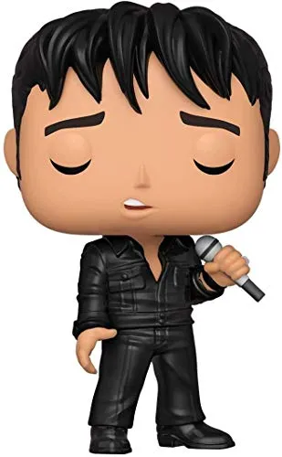 Funko Pop! Rocks: Elvis Presley - '68 Comeback Special - Vinyl-Sammelfigur - Chibi Figuren - Hochwertige Vinylfigur, ideal für Sammler und Elvis Fans, perfekte Größe für Vitrinen und Geschenke.