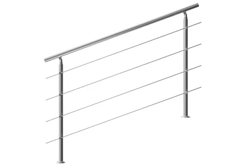 monzana Brüstungsgeländer 160 cm mit 4 Querstreben