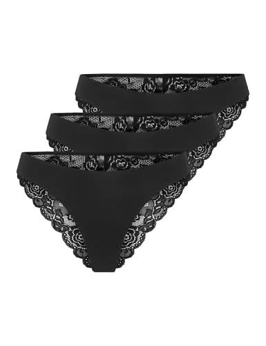 ONLY Female Brasilianische Slips ONLCHLOE - Funktionsunterwäsche, aus weichem Material für optimalen Tragekomfort und perfekte Passform.