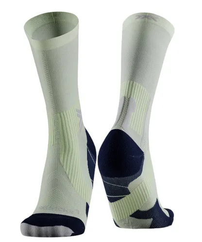 X-Socks Laufsocken Run Perform Crew neo lime/schwarz Herren - 1 Paar - Sportsocken mit innovativer Mesh-Struktur und Suppronation® Bandage für optimalen Komfort und Schutz, ideal für anspruchsvolle Läufer.