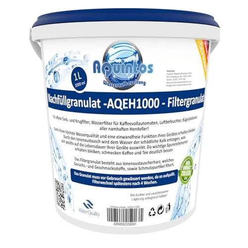 L Aquintos AQEH1000 Nachfüllgranulat in schwarz von Aquintos Wasseraufbereitung