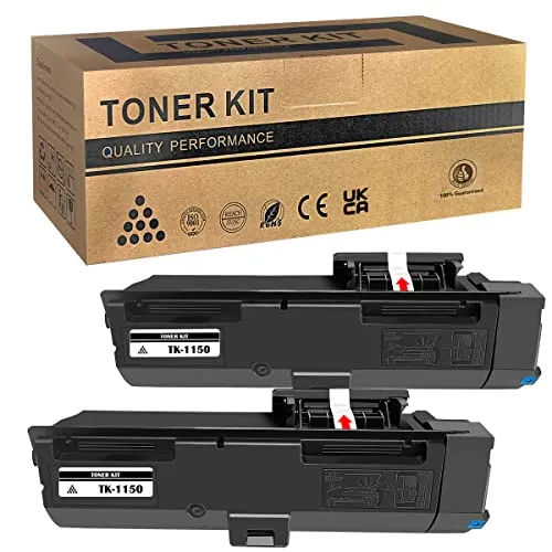 Kompatible Tonerkartuschen Toner-Kit TK1150 TK-1150 TK 1150 TOPRINT 3000 Seiten 2 Schwarz 1T02RT0NL0 für Kyocera ECOSYS M2135 M2135dn M2635 M2635dn M2635dw M2735 M2735dw P2235d P2235dn P2235dw Drucker